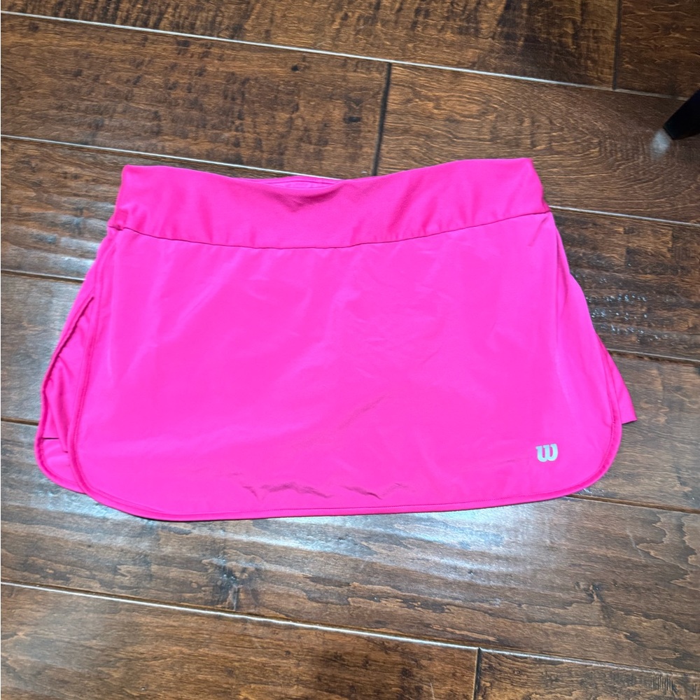Wilson- Athletic skirt with Undershorts (Size XL) in Pink!